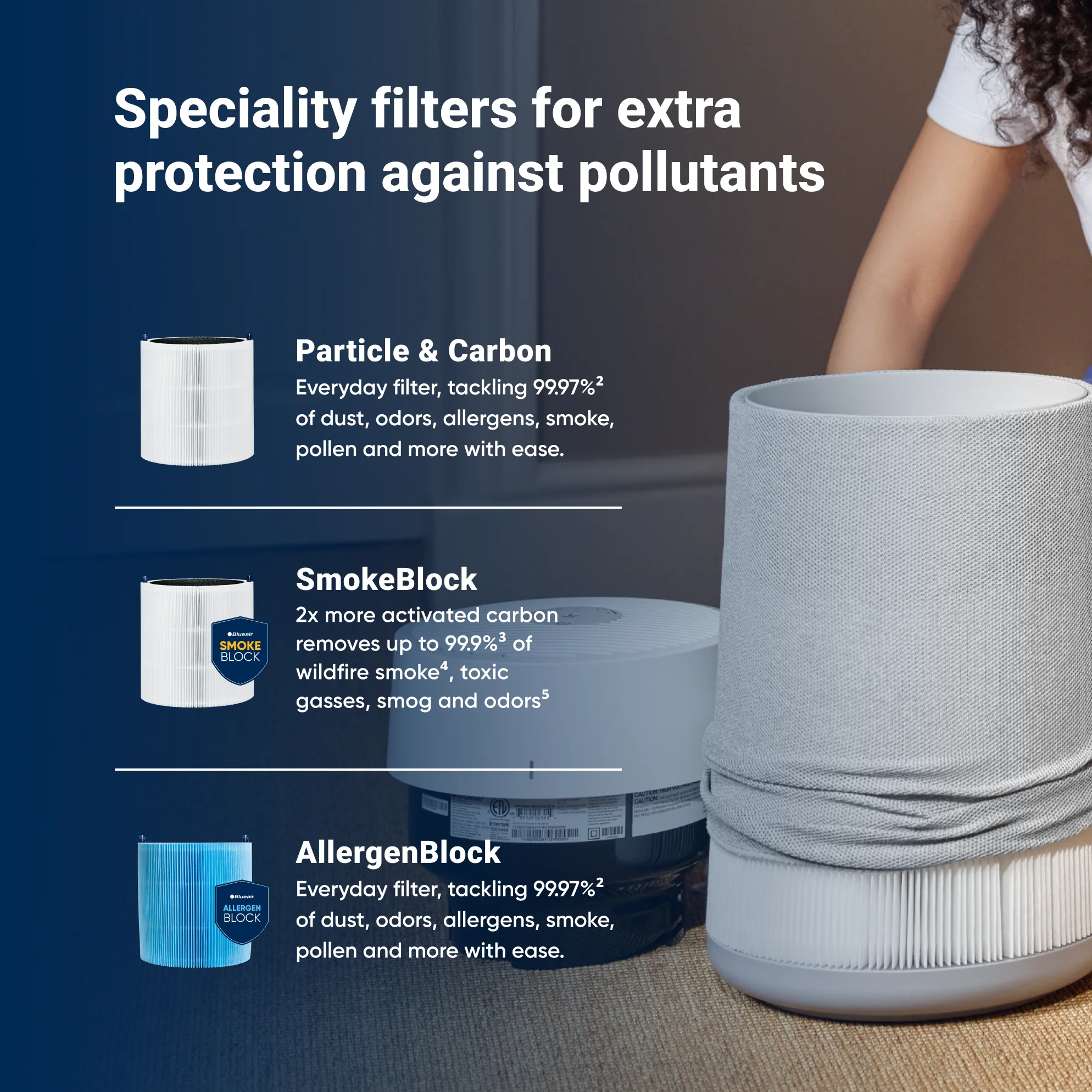 Blue Pure 311i+ Max + SmokeBlock Filter Bundle - Image 8
