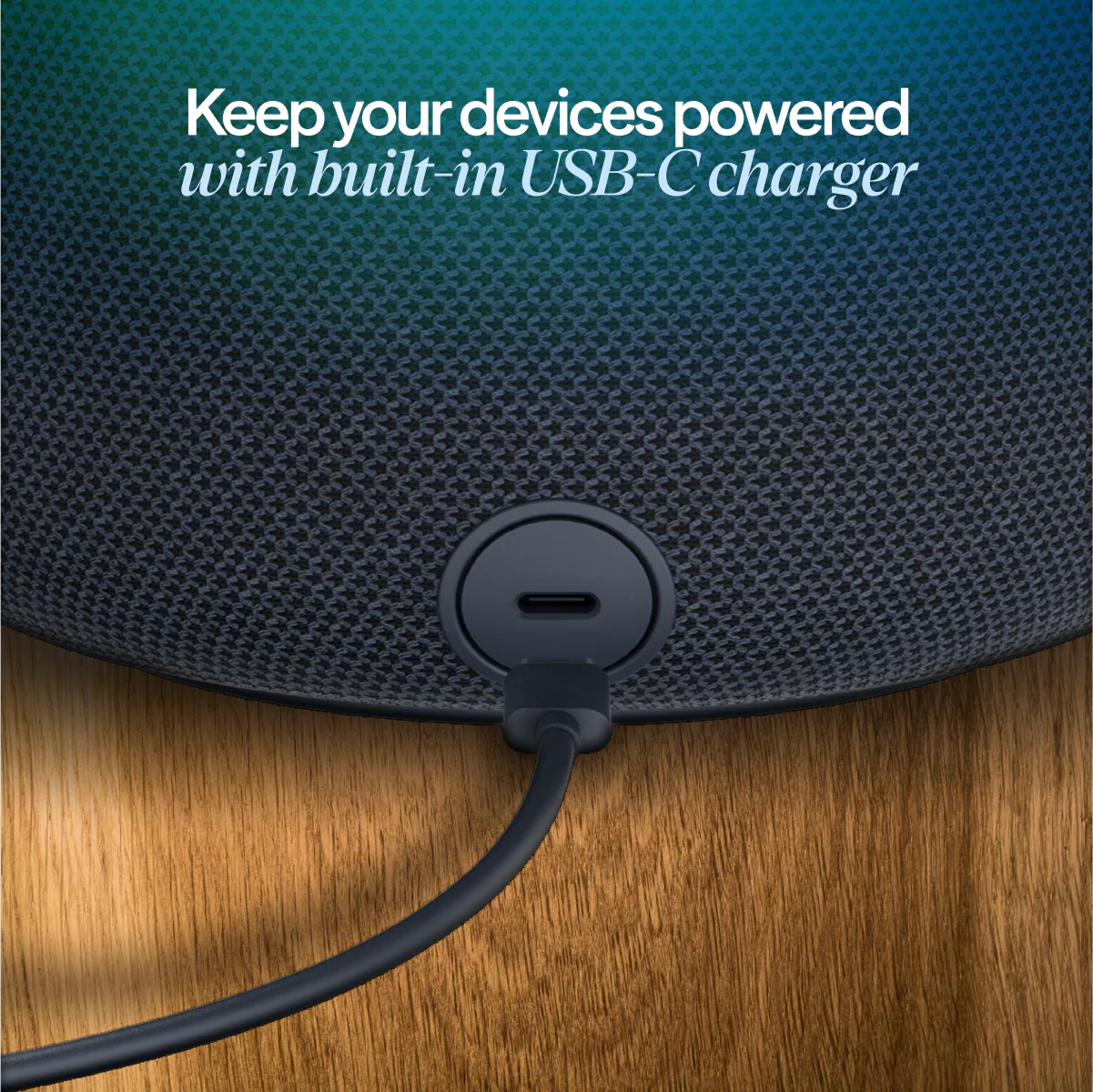Mini Restful™ Sunrise Clock Air Purifier in Midnight - Image 5