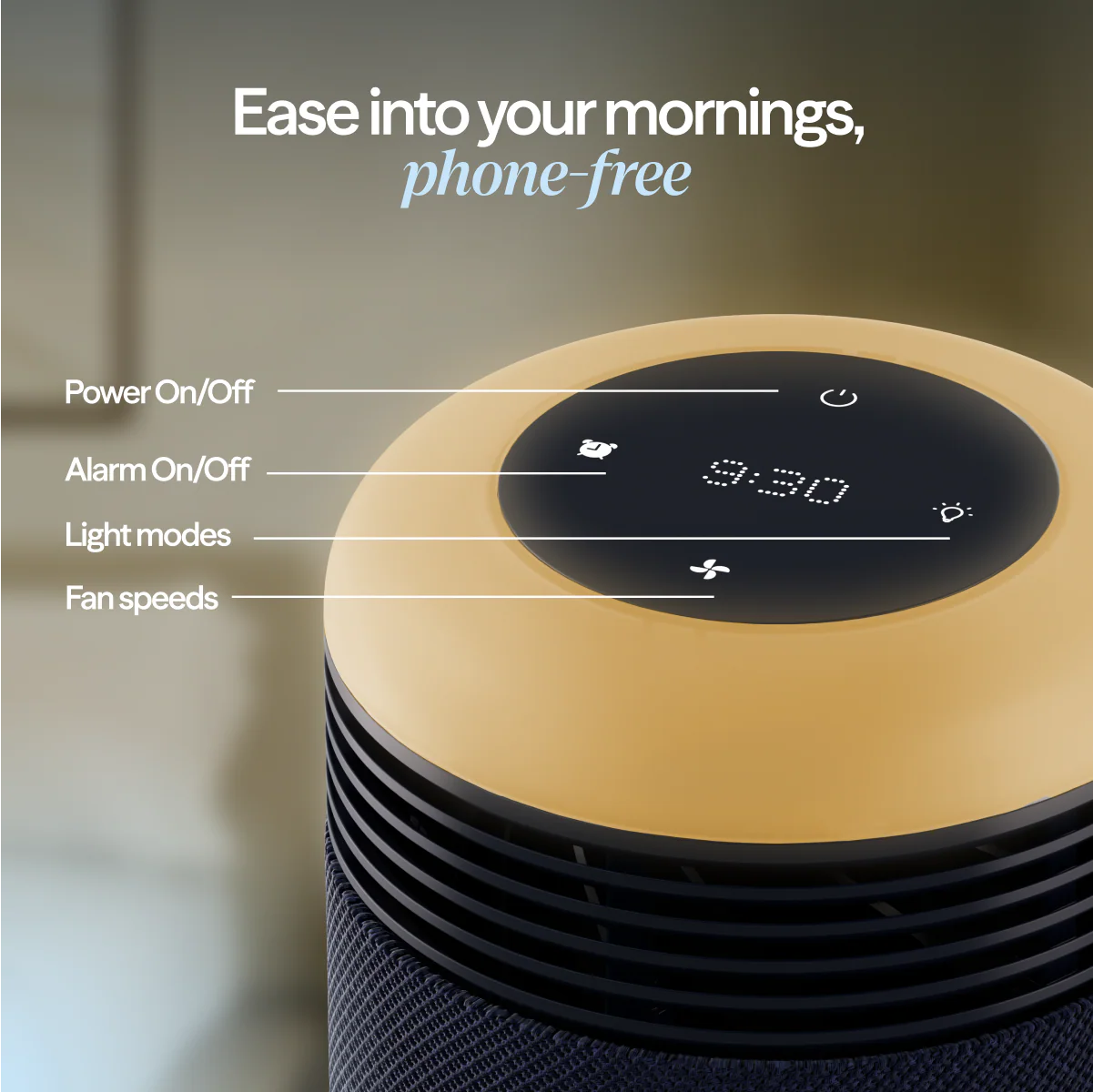 Mini Restful™ Sunrise Clock Air Purifier Bundle - Image 4